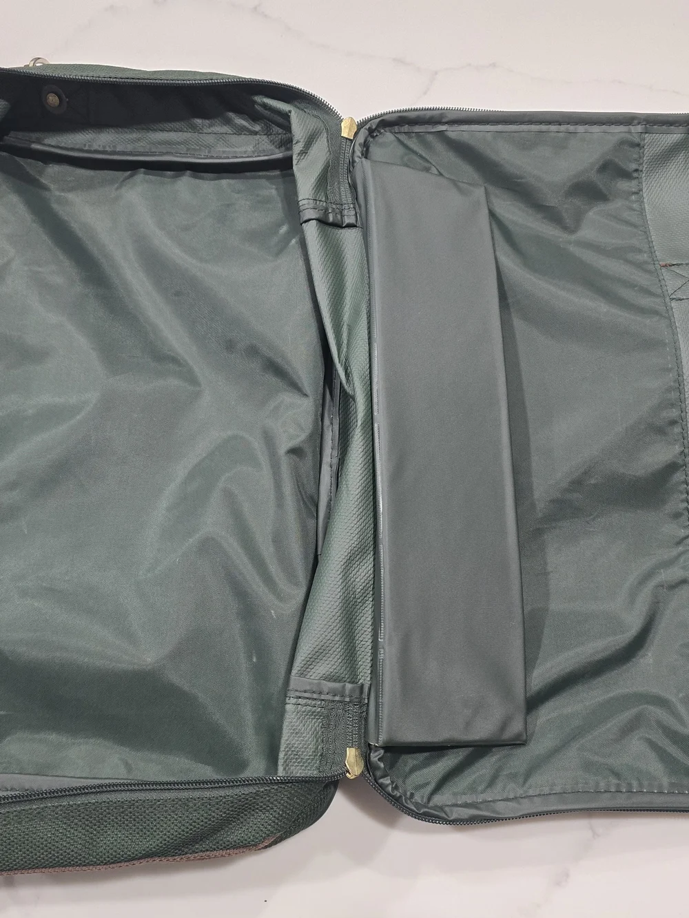 Vintage 1995 Samsonite St. Croix Briefcase Messenger Bag - Forest Green Canvas